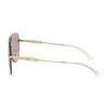 Michael Kors CYPRUS MK 1149 1014VS Womens Pilot Sunglasses Shiny Light Gold 37mm - 3 of 3