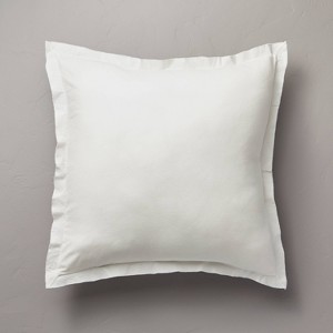 26"x26" Linen Blend Euro Bed Pillow - Hearth & Hand­™ with Magnolia - 1 of 4