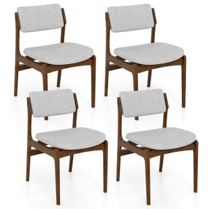 Costway Modern Padded Dining Chairs Set of 2/4 w/Padded Seat Tilt Backrest for Dining Room - 1 of 4