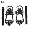 Unique Bargains Crampons Ice Cleats Shoes Spikes Grips Traction Black 1 Pair - 4 of 4