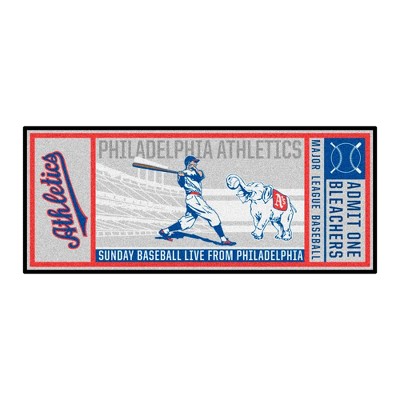 MLB Oakland Athletics 1954 30"x72" Retro Ticket Runner Mat