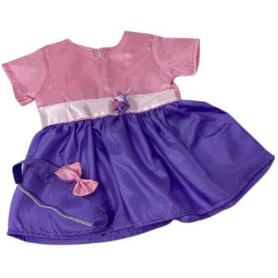 PINK Ballerina Dress Stuffed Animal Outfit Fits 6 to 8-inch 