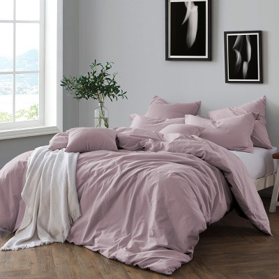 Lavender Cotton King/California King Minimalist Bedspread Cover Set