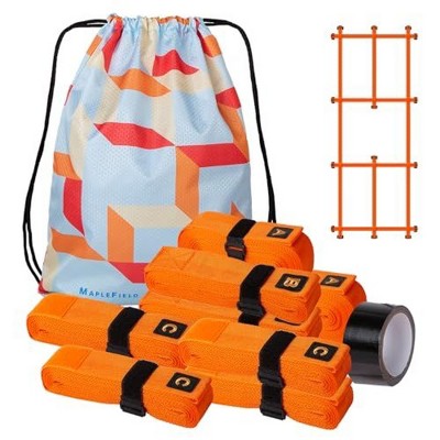 Maplefield Pickleball Court Marking Kit - Outdoor Ready Temporary Lines for Any Court - Includes Lines, Hold Tape and Portable Bag