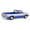 Greenlight Collectibles 1/64 Blue & Silver 1992 Dodge Ram 1st Generation Pickup Truck Outback Toys Exclusive 51384-C - 3 of 4