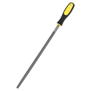 Unique Bargains Round Metal File High Carbon Steel Grip Handle Hand Files - 1 of 4