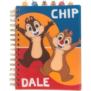 Disney Chip and Dale Tab Journal Notebook, Spiral Bound, 144 Lined Pages, 8 x 7 - 1 of 1