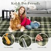 Washable Area Rug Non-Shedding & Easy Care Mat for Kitchen Dining Room Living Room Bedroom Home Decor, Modern Farmhouse Foldable Thin Non Slip Carpet - 4 of 4