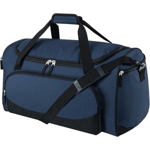 55L Large Durable Gym Duffle Bag for Men, Travel, Workout, Fitness, and Sport with Ventilated Compartments - 1 of 4