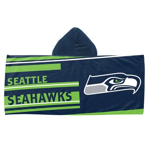 22"x51" NFL Seattle Seahawks Liner Youth Hooded Towel - image 1 of 3