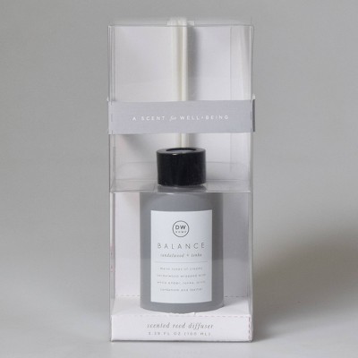  100ml Wellness Spa/Balance Sandalwood and Tonka Oil Diffuser - DW Home 