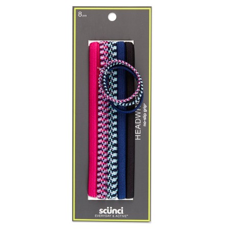 Scunci No Slip Headwraps With 3 Bonus Elastics 5pk Target
