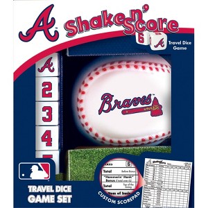 MasterPieces Officially Licensed MLB Atlanta Braves Shake N' Score Dice Game for Age 6 and Up - 1 of 3