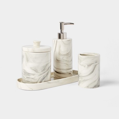 Beringer Bathroom Tray White - Allure Home Creations