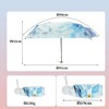 Unique Bargains Compact Umbrella Windproof Folding Lightweight for Travel - 2 of 4