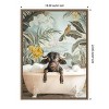 Amanti Art Tropical Buffalo Bath by Niky Rahner Framed Canvas Wall Art - 3 of 4