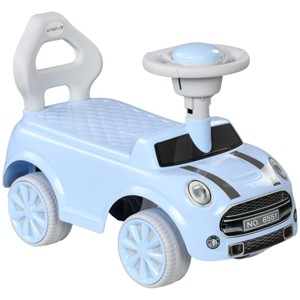 INFURNIC Baby Walkers Toddler Ride On Toy Foot to Floor Sliding Car with Horn Steering Wheel Anti Tip System, Blue, 20.9"*9.8"*13.8" - 1 of 4