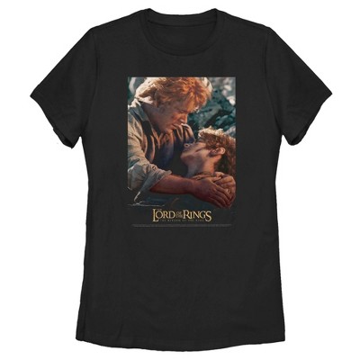 Women's The Lord of the Rings Return of the King Frodo and Sam Movie Poster T-Shirt