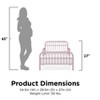 Little Seeds Monarch Hill Ivy Metal Toddler Bed - 4 of 4