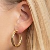 14k Yellow Gold 4.5mm Full Twist Round Circle Hoop Earrings - 2 of 4