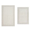 Home Weavers Luxury Collection 100% Cotton Tufted Bathroom Rug Set, Non-Slip Latex Bath Rug Set - 2 of 4