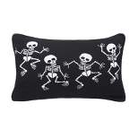 C&F Home 16" x 24" Skeleton Halloween Throw Pillow