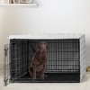 Sweet Jojo Designs Dog Crate Kennel Cover 42in. Boho Hatch White and Black - 2 of 4
