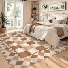 Washable Area Rug - Non-Slip Non-Shedding Thin Floor Mat Contemporary Indoor/Outdoor Carpet for Living Room Bedroom - 3 of 4
