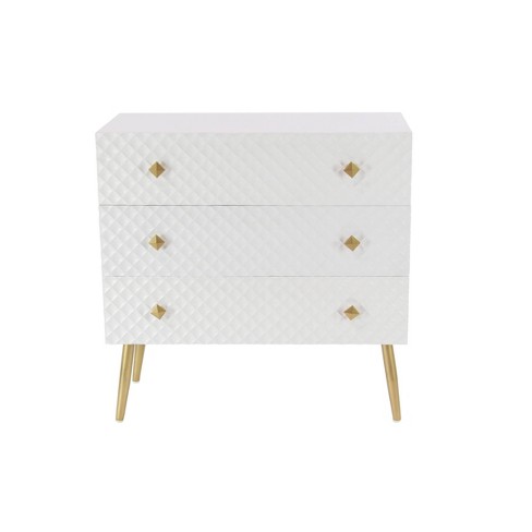 32 Louis Philippe Iii Chest White - Acme Furniture : Target