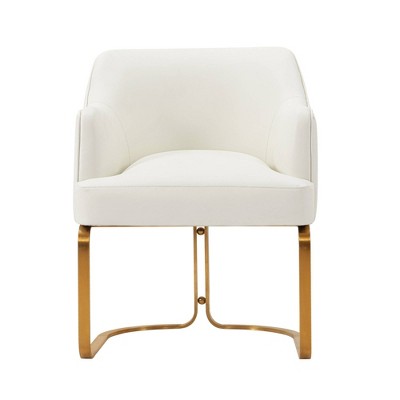 Manhattan Comfort Raya Modern Leatherette Upholstered Dining Armchair