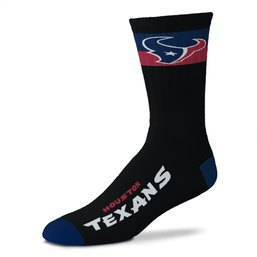 NFL Houston Texans La Raya Adaptive Crew Socks - L