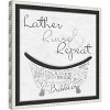 Amanti Art Bath Time I by SD Graphics Studio Canvas Wall Art Print Framed 16 x 16-in. - 3 of 4
