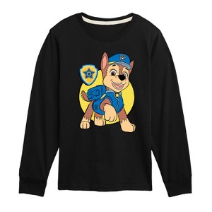Boys' - Paw Patrol - Chase Sketch Long Sleeve Graphic T-Shirt - 1 of 4