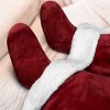 PAVILIA Wearable Blanket with Sleeves and Foot Pockets, Fleece Warm Snuggle Pocket Sleeved Throw for Women Men Adults - 2 of 4