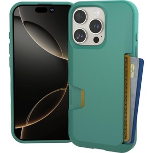 Smartish iPhone 16 Wallet Case - Wallet Slayer Vol 1 - Slim Grip Card Holder Cover - 1 of 4