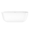 Cesicia 67 in-L  x 30 in-W  x 23 in-H Glossy White Dual Ended Freestanding Soaking Bathtub - 2 of 4