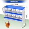 Chicken Nesting Box, Metal Nest Boxes for Chicken, Chicken Laying Box with Chicken Perch, Roll Away Nest Box for Chicken Coop - 2 of 4