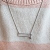 Girls' Nameplate Bar Sterling Silver Necklace - In Season Jewelry - 3 of 3
