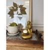 Slickblue Elegant Gold Mermaid Resin Candle Holder - 3 of 3