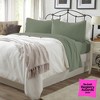 Ultra-Soft Cotton Heathered Melange Jersey Knit Sheet Set - Great Bay Home - 2 of 4