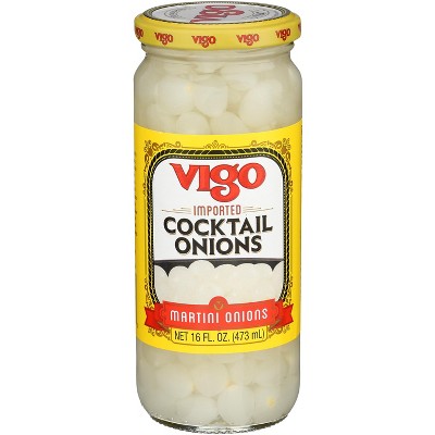 Vigo Pickled Cocktail Onions  - 16 oz (Case of 12)