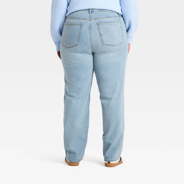 Jeans vintage de mujer de tiro altísimo y pierna recta - Universal Thread™ 8