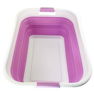 SAMMART 41L (10.8 gallon) Collapsible Plastic Laundry Basket - 1 of 4