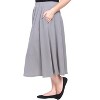Women's Plus Size Tasmin Flare Midi Skirts - White Mark - 2 of 3