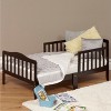 Yinvani Brown Wood Baby Crib with Double Safety Guardrails - 4 of 4