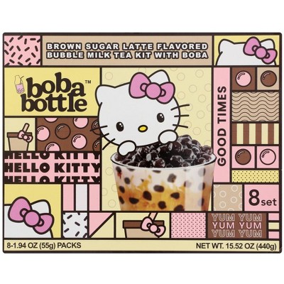 A-sha Tea Bubble Milk With Boba Brown - Case Of 6 - 15.52 Oz : Target