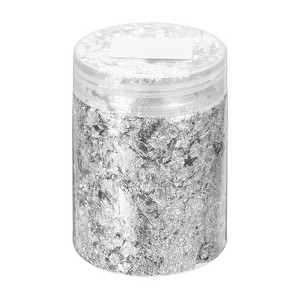 Unique Bargains Shiny Nail Resin Art Jewelry Making Metallic Foil Flakes - 1 of 4