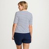Lands' End Women's SunShade UPF 50 Elbow Sleeve Relaxed Rash Guard - 2 of 4
