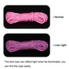 Unique Bargains Camping Hiking Tent Nylon Reflective Guyline Cords with Aluminum Cord Adjusters 4 Sets - 4 of 4
