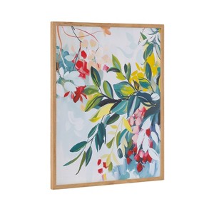 Kate & Laurel All Things Decor 16"x20" Gallery Jewel Tone Botanical Abstract Print by The Creative Bunch Studio Natural - 1 of 4